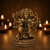 Brass Panchmukhi Hanuman Idol 7.6 cm