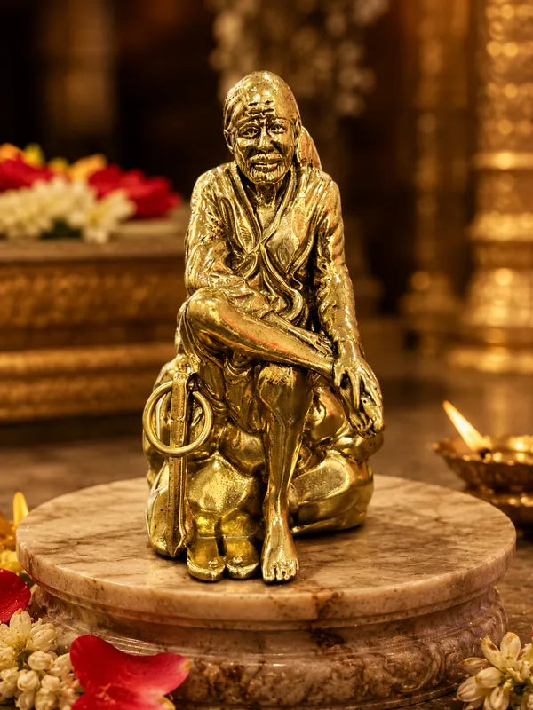 Brass Sai Baba Idol