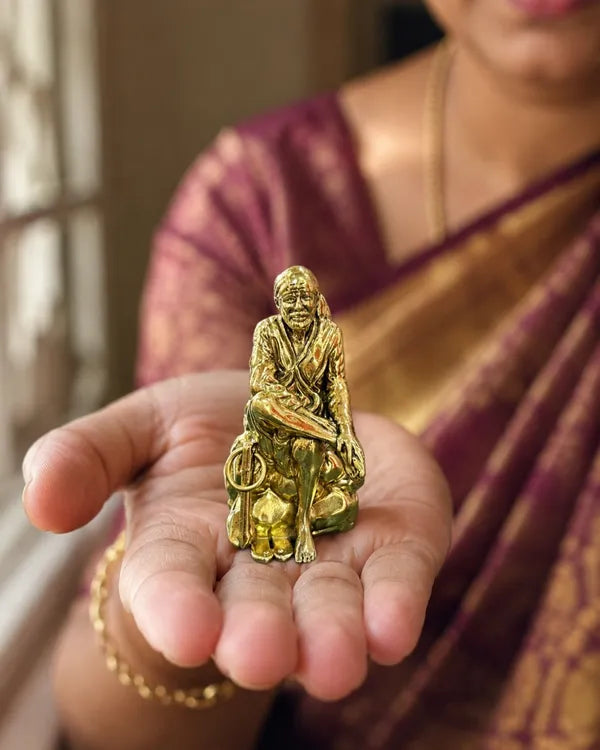 Brass Sai Baba Idol