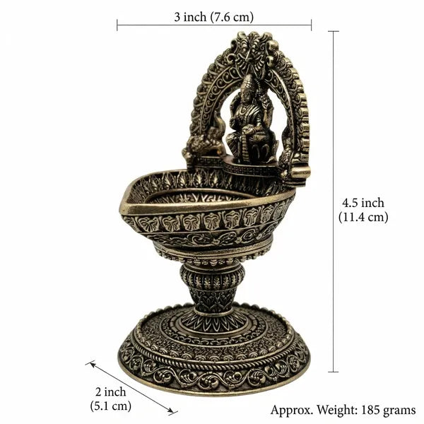 Brass Deity Idol Diya Stand