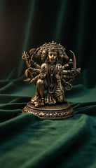 Brass Panchmukhi Hanuman Idol 7.6 cm