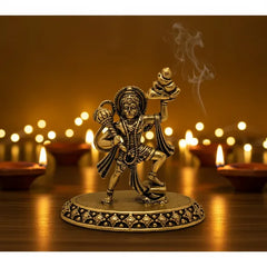 Brass Standing Hanuman Idol with Gada 5.1cm