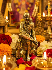 Brass Sai Baba Idol