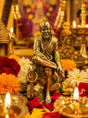 Brass Sai Baba Idol