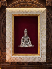 Divine Hanuman Brass Idol Frame 20.3x15.2 cm