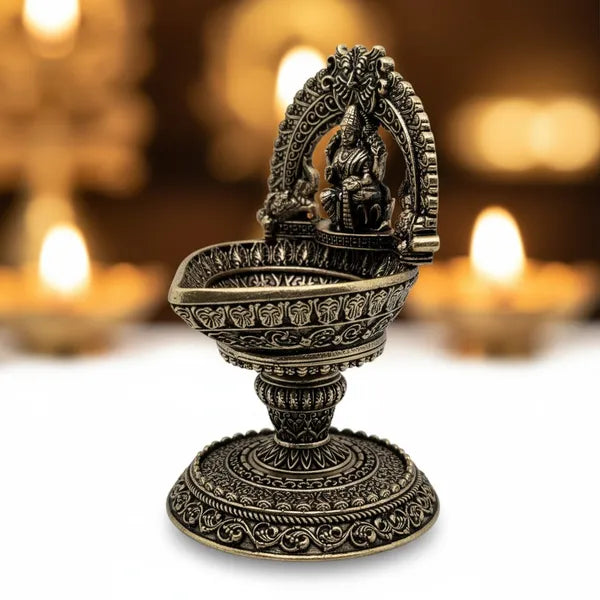 Brass Deity Idol Diya Stand