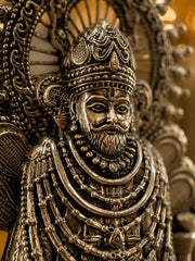 Brass Khatu Shyam Baba Idol 12.7 cm