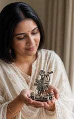 Brass Lord Shrinathji Idol 7.6 cm