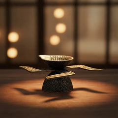 Brass Decorative Swastik Diya Oil Lamp 7.6 cm